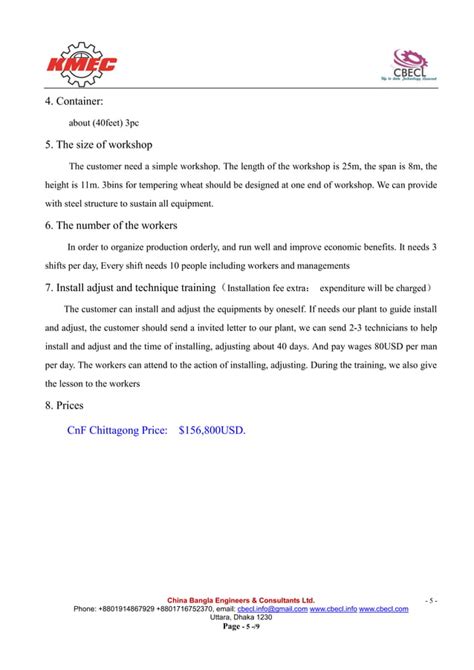 Wheat Flour Quotation