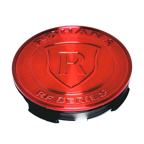 Wheel Center Caps Red