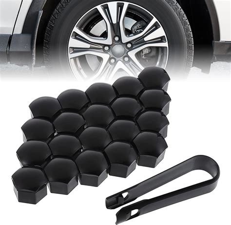 Wheel Nut Covers Black