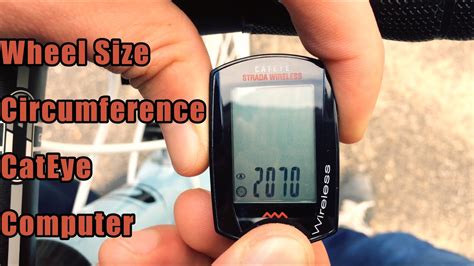 Wheel Size Input Bicycle Computer