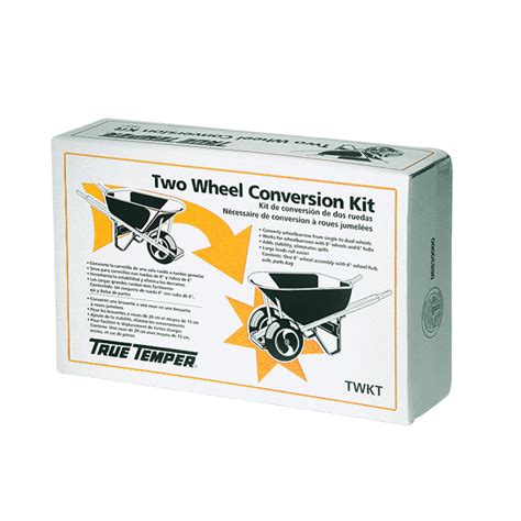 Wheelbarrow Two Wheel Conversion Kit