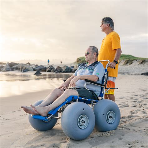 wheelchair user beach