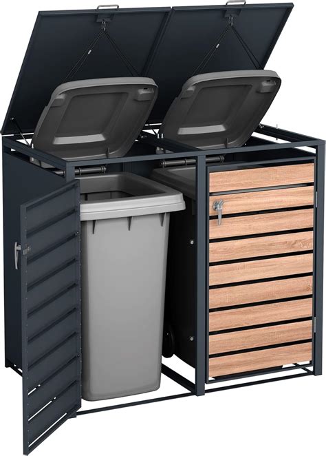 Wheelie Bin Storage Double