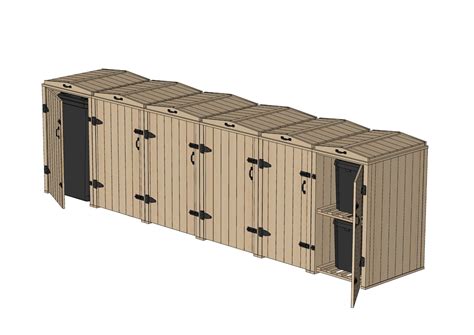 Wheelie Bin Storage Four