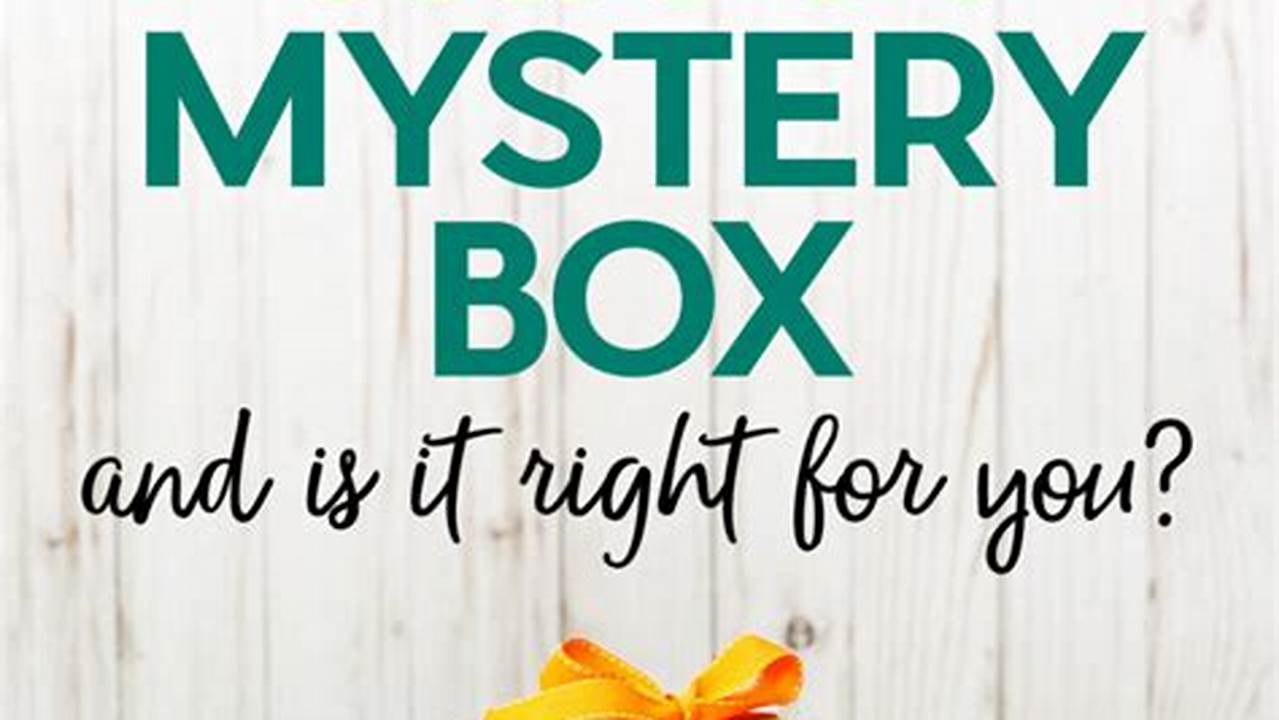 Uncover the Next Cricut Mystery Box: A Crafter's Delight!