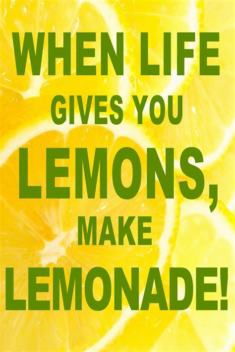 Made on Monday // When Life Gives You Lemons Lemon quotes, Free art