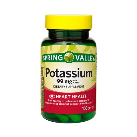Best Naturals Potassium Gluconate Supplement 595 mg 250 Tablets