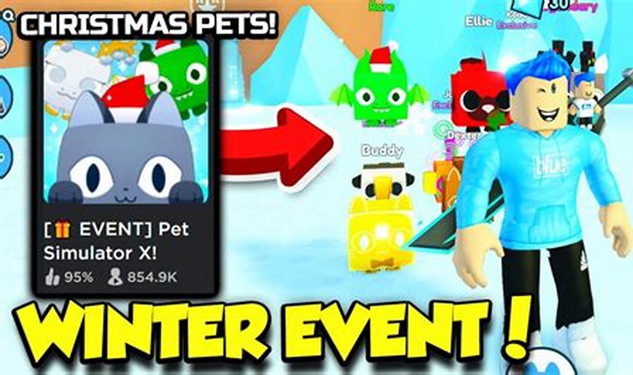 when will the christmas event end in pet simulator x