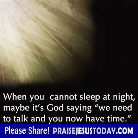 I Love Jesus Christ Can't sleep? Talk to God
