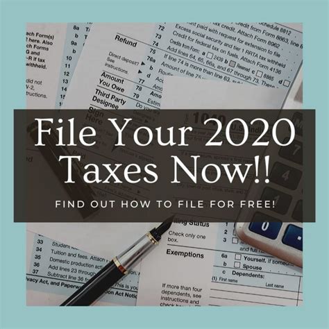 when can i file my 2020 tax return deadline