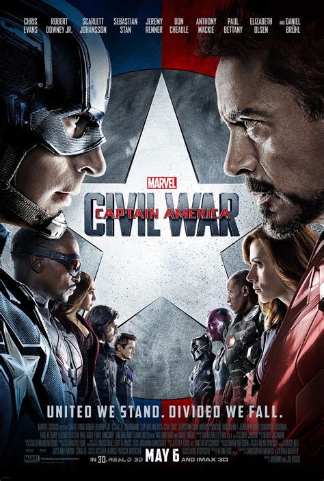 when did civil war come out marvel movie