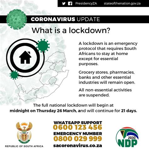 when did lockdown start in south africa