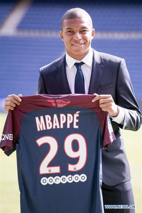 when did mbappe sign with psg