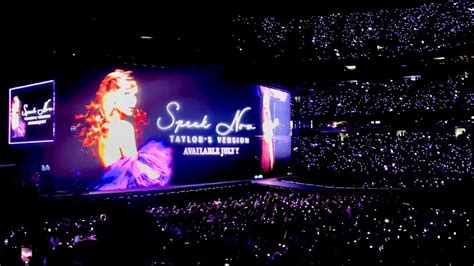 when did taylor swift announce speak now tv