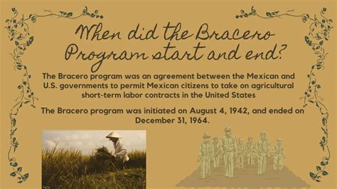 when did the bracero program begin and end