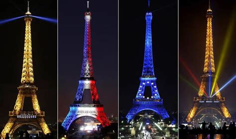when did the eiffel tower lights come on