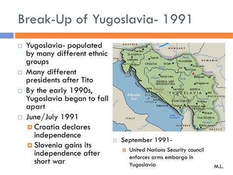 when did yugoslavia break up gcse