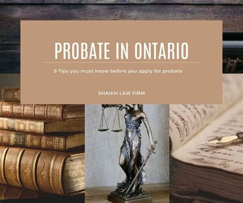 when does a will need to be probated in ontario