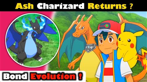 when does ash's charizard evolve