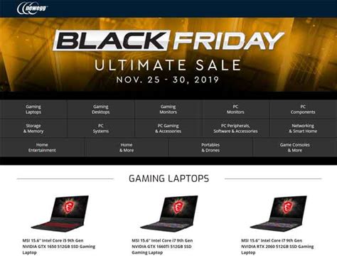 when does newegg black friday sale end