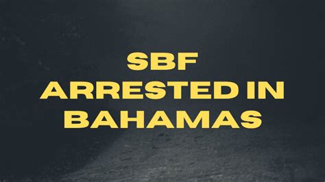 when does sbf get arrested
