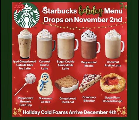 when does starbucks holiday menu end