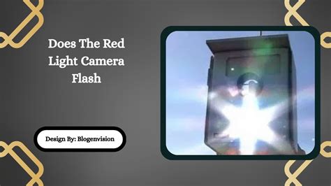 when does the camera flash red light