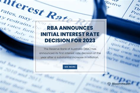 when does the rba announced interest rates