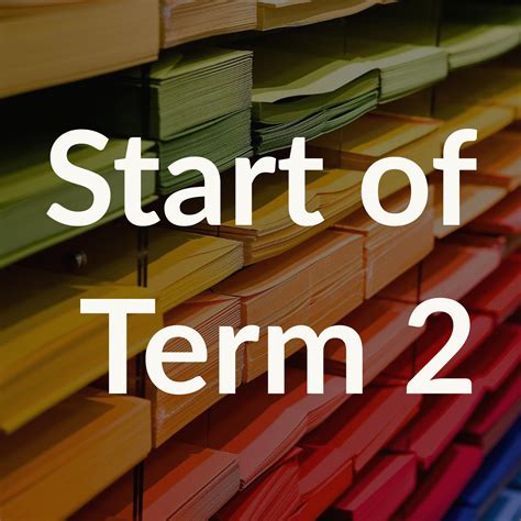 when does the second term start