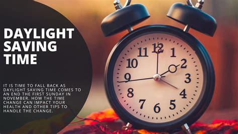 When Does Time Fall Back For Daylight Savings Time
