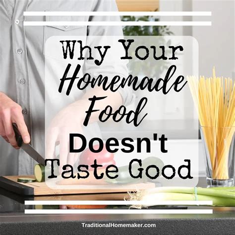 When Food Doesn't Taste Good