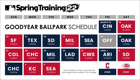 When Is 2022 Spring Training