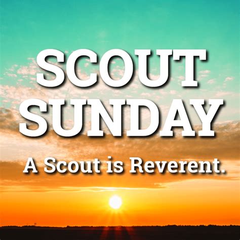 when is boy scout sunday