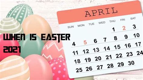 when is easter holidays 2021