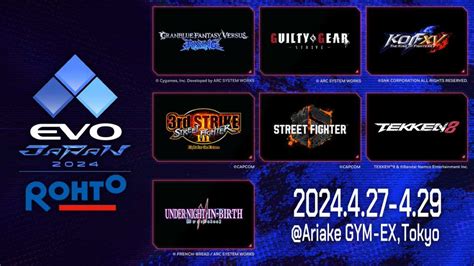 when is evo japan 2024