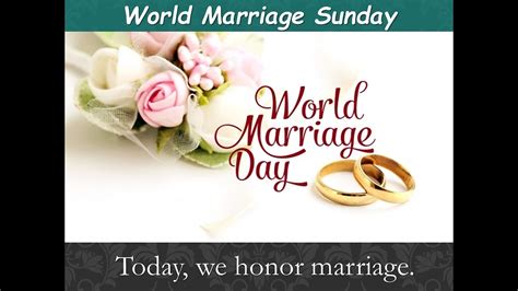 when is national marriage sunday