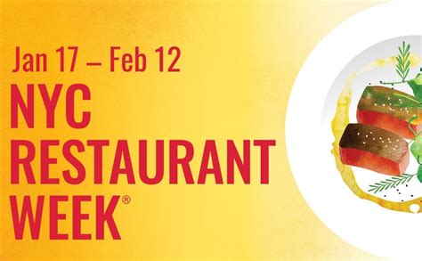 when is nyc restaurant week