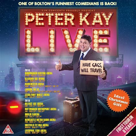 when is peter kay touring