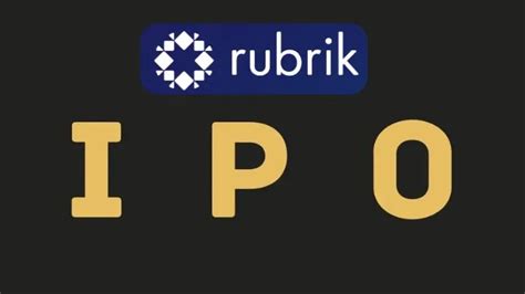 when is rubrik ipo