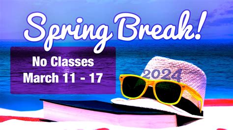 when is spring break in high school