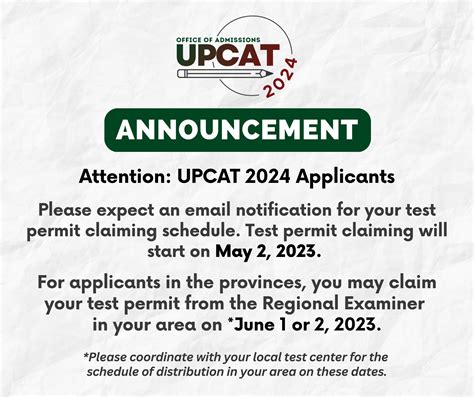 when is the release of upcat 2023