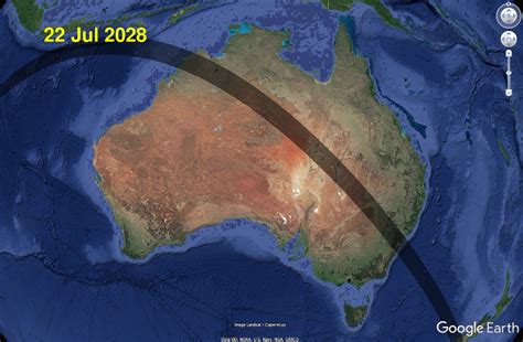 when is the solar eclipse in australia