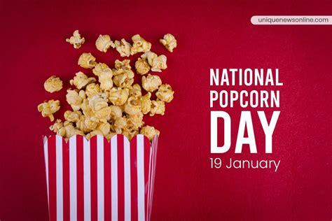 when is world popcorn day