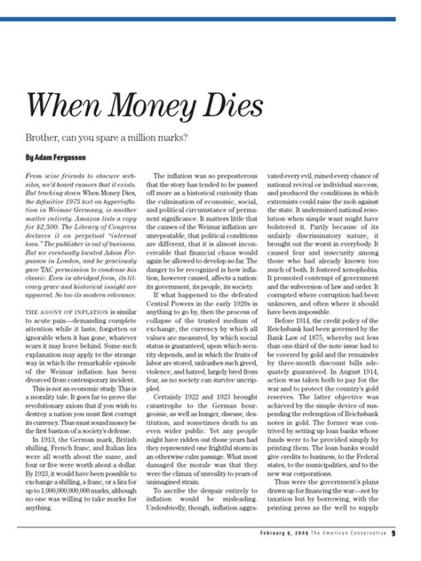 when money dies pdf