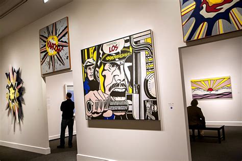 when roy lichtenstein exhibited his work