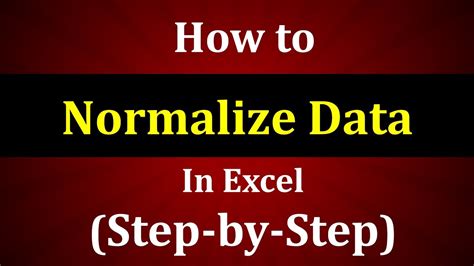 When Should You Normalize Data
