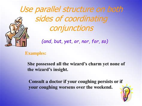 when should you use parallel structure