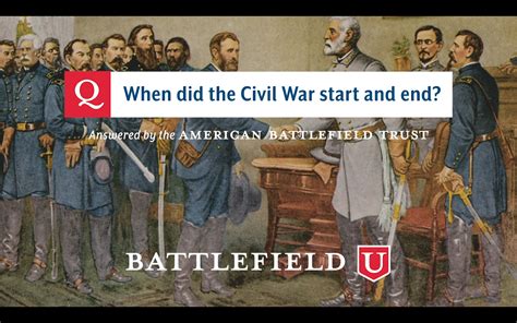 when the civil war start and end