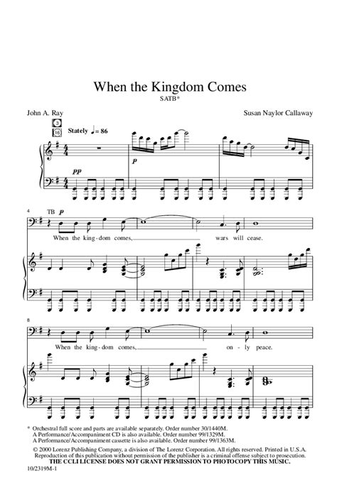 when the kingdom comes song