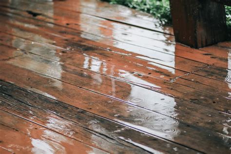 When To Paint Deck After Rain